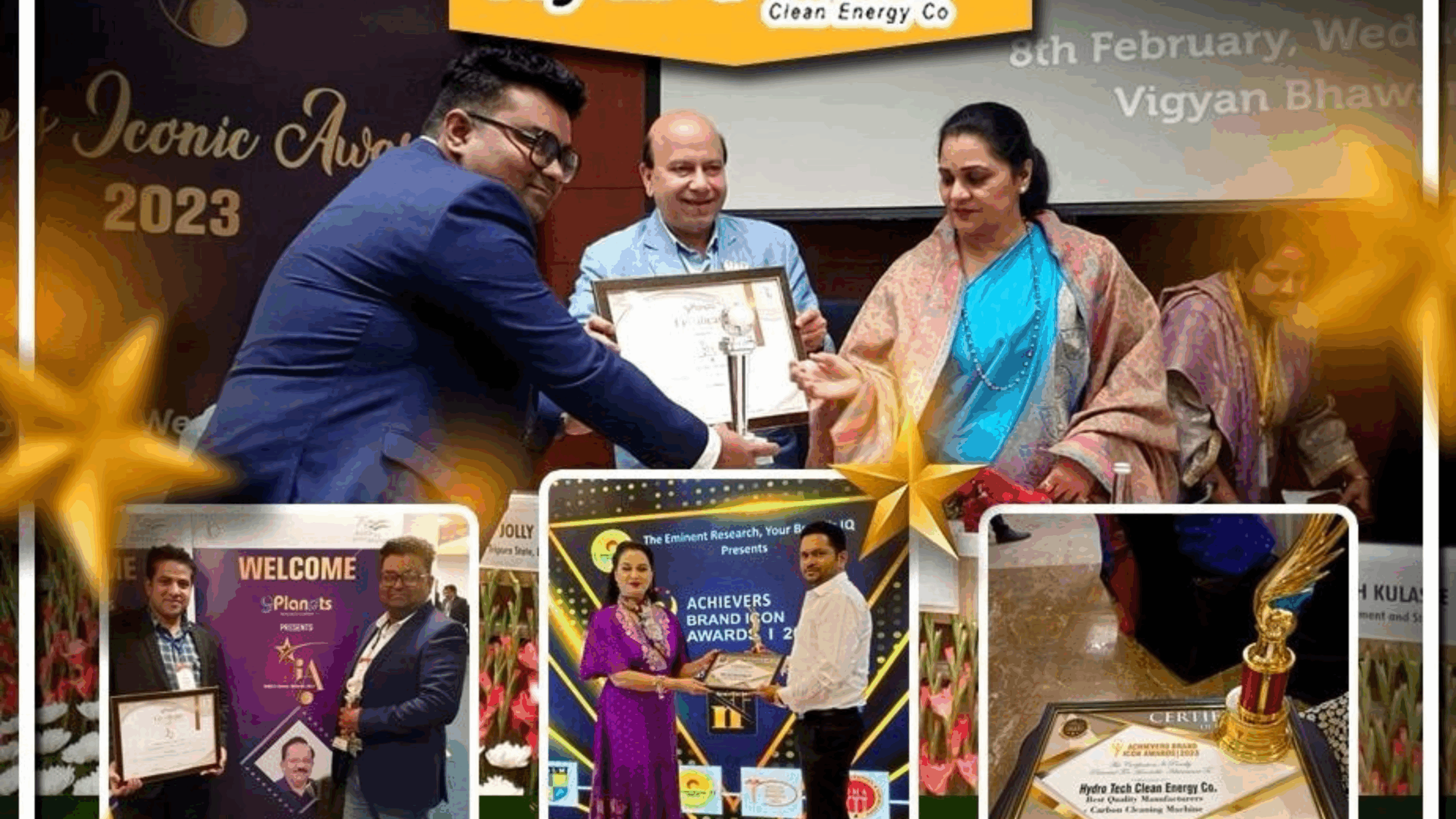 Receiving Award from Honorable Veteran Leader Shri Jolly